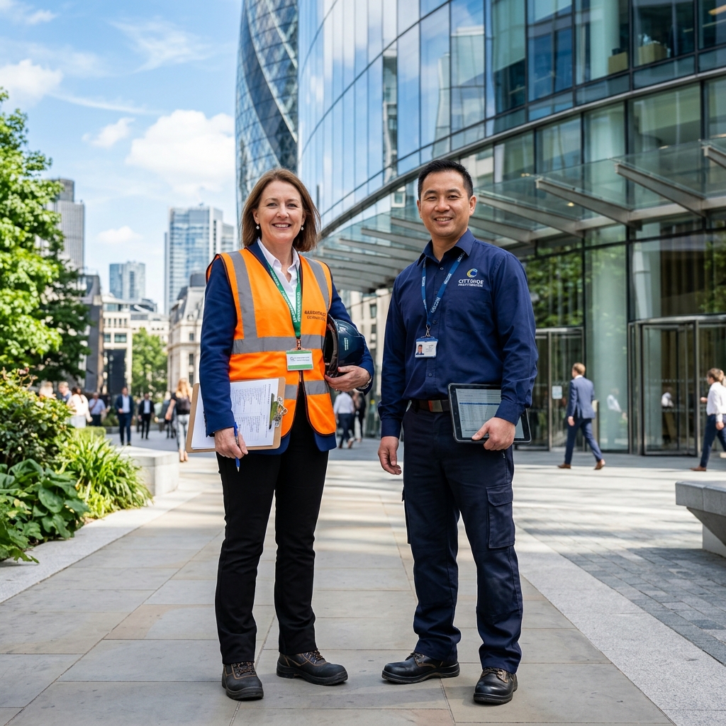 CAS Consulting Ltd site team performing specialist cleaning and geo-environmental checks